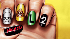 4k Deadpool 2 Funny Nail Arts Poster