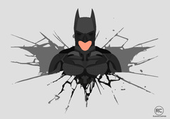 Batman The Dark Knight Suit Minimalism