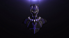 Black Panther Lowpoly Minimalism