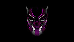 Black Panther Mask Minimalism