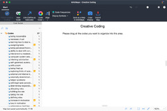 Creative Coding: Organizing Open Codes - MAXQDA