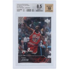 Lids Michael Jordan Chicago Bulls Autographed 2003-04 Upper Deck ...