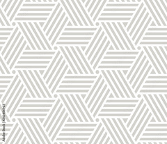 Abstract Simple Geometric Vector Seamless Pattern with White Line Texture on Grey Background (Seamless geometric pattern)