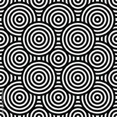 Black and white geometric impossible pattern background. Abstract ...