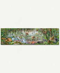 Intome Educa 33,600 Piece Wildlife Puzzle with Wheeled Wooden Carry Case (Jigsaw Puzzle - Animals Contemporary)