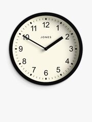 Jones Clocks The Spin Small Clock Round Clock Kitchen Clock (Jones Clocks The Spin - Small Clock - Round Clock - Kitchen Clock - Living Room Clock - Office Clock -ative Accessories - Modern)