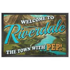 Riverdale Welcome To Riverdale Door Mat (Riverdale - The Town with Pep! Logo Refrigerator Magnet)