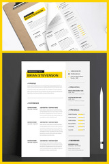 Clean Modern Resume Template – MasterBundles