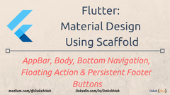 Material Design (Flutter Material Design Using Scaffold)