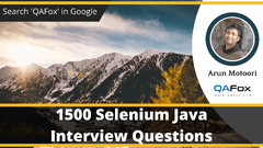 1500 Selenium Java Interview Questions (Selenium)