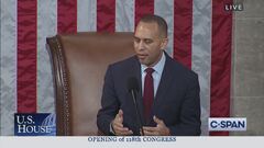 New York Democrat Hakeem Jeffries Delivers Speech After McCarthy's