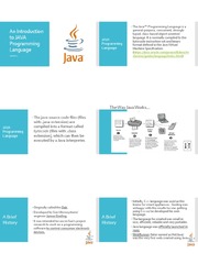 An Introduction To JAVA Programming Language | PDF | Java ...