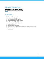 DevOps%20Cheat-Sheet%20by%20DecodeWithAvyay%20%7C%20PDF%20%7C%20Systems%20Engineering%20...