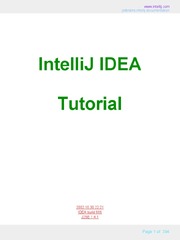 04 Intellij Idea Tutorial Internal | PDF | Java ...