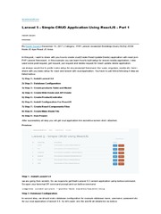 Laravel%205%20Simple%20Crud%20Application%20Using%20Reactjs%20Part%201%20%7C%20PDF%20...