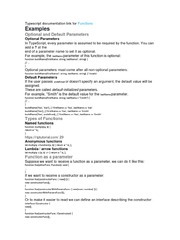 Typescript Documentation Link For Functions | PDF ...