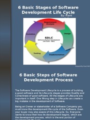 6 Basic Stages of Software Development Life Cycle