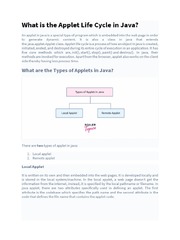 Applet%20Life%20Cycle%20in%20Java%20%7C%20PDF%20%7C%20Java%20(Programming%20Language%20...