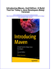 Introducing Maven: A Build Tool for Today's Java Developers