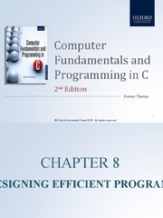 Computer Fundamentals and Programming in C by Reema Thareja (Programming in C)