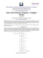 Life Cycle of Source Program Compiler Design | PDF | Compiler ...