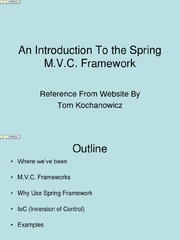 MVC Spring Framework | PDF | Spring Framework | Model–View–Controller