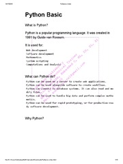 Python Basic Tutorial - 2 | PDF | Python (Programming Language ...