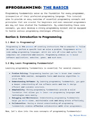 Programming Fundamentals | PDF | Parameter (Computer Programming ...