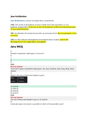 Java MCQ | PDF | Programming | Constructor (Object Oriented ...