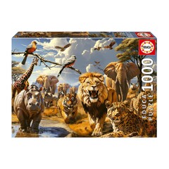 Wild Animals 1000 Piece Jigsaw Puzzle by Educa