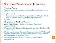 Software Development Life Cycle (SDLC) - ppt