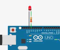 Blink an LED With Arduino in Tinkercad