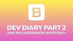 Dev%20Diary%20Part%202%20%E2%80%94%20Bootstrap,%20Font%20Pro%20and%20RapidWeaver%20...