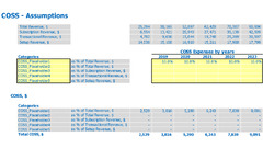 Software Development Startup Financial Model Excel Version