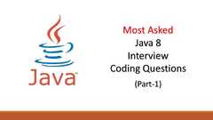 Java 8 Coding and Programming Interview Questions and Answers | by ...