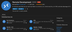 VS Code Remote Development Extension Pack (Windows Subsystem for Linux)