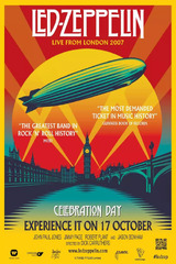 Led Zeppelin Celebration Day (Led Zeppelin Celebration Day Album Cover Metal Rock Band Vintage Room Aesthetic Room Dorm Hippie Classic Music)