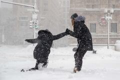 Winter snow storm dropped more snow in parts of the Northeast than ...