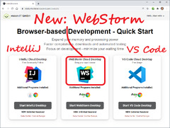 WebStorm Cloud Desktop - the Best Javascript IDE in the Browser -