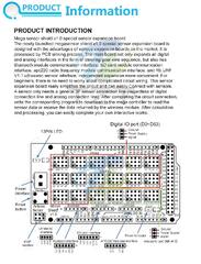 Arduino Mega Sensor Shield