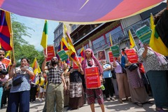 G20 Summit: Tibetan nationals protest in Delhi against Chinese ...