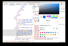 Chrome DevTools Color Picker (Google Chrome)