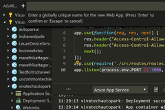 Azure App Service (Visual Studio Code)