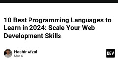 10 Best Programming Languages to Learn in 2024: Scale Your Web ...