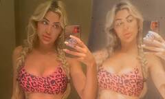 Chloe Ferry wears leopard bikini amid claims of 'fake' Ibiza trip ...