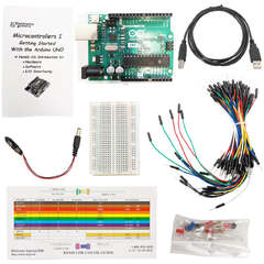 Electronix Express Basic Arduino UNO Kit Learn Prototyping Electronic Projects (Arduino UNO Starter Kit)