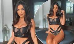 Love Island's India Reynolds flaunts her VERY ample cleavage in ...