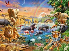 Ravensburger Puzzle Savannah Jungle Waterhole