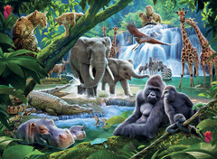 Jungle Animals, 100 Pieces, Ravensburger | Serious Puzzles