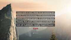 Nick Cave Quote: “I love rock-n-roll. I think it's an exciting ...